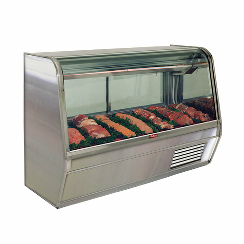 Howard McCray SC-CMS32E-4C-S-LED 50"W Curved Glass Fish/Poultry Service Case