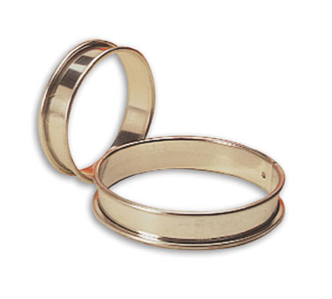 Matfer Bourgeat 371611 6.25" ID x 0.75"H Stainless Steel Round Tart Ring