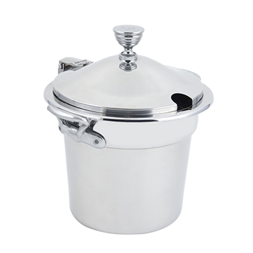 Bon Chef 5211WHCHRSS 7 Qt. Stainless Steel Round Soup Tureen