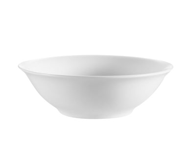CAC China MAJ-18 16 Oz. Bone White Ceramic Round Majesty Nappie Bowl (3 Dozen Per Case)