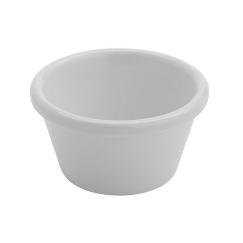 American Metalcraft MRS300W 3.25" 6 Oz. Plastic White Ramekin