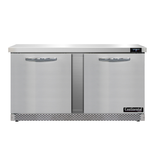 Continental Refrigerator SWF60N-FB 60"W Two-Section Work Top Freezer
