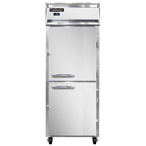 Continental Refrigerator 1FESNSSHD 28.5" W One-Section Solid Door Reach-In Extra-Wide Freezer - 115 Volts