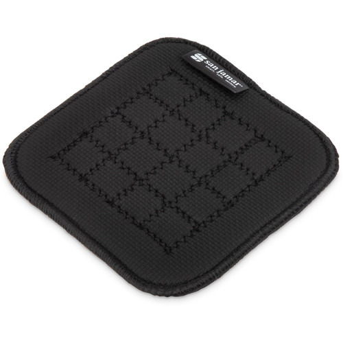San Jamar UHP55BK 5-1/2" x 5-1/2" Black UltiGrips Hot Pad