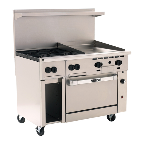 Vulcan 48S-8B 48" Gas Restaurant Range - 275,000 BTU