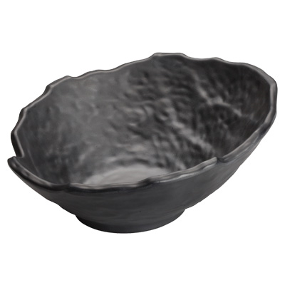 Winco WDM019-308 9" 23 Oz. Plastic Black Round Bowl (12 Each Per Case)