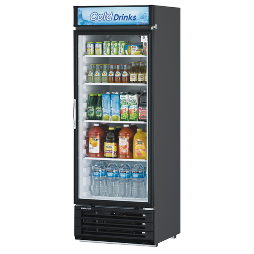 Turbo Air TGM-22RV-N6 28.75" W One-Section Glass Door Refrigerated Merchandiser