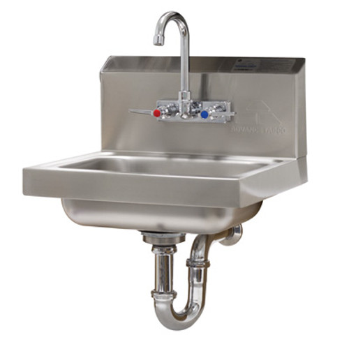 Advance Tabco 7-PS-54-1X 120" W x 19.5" D x 29.5" H Multiwash Hand Sink Wall Mount