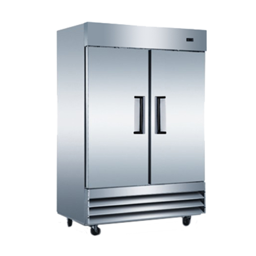 Admiral Craft USFZ-2D 54" W 2 Section Solid Door Reach-In U-STAR Freezer - 115 Volts