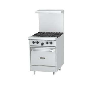 Garland U24-4L-LP 24" Liquid Propane U Series Restaurant Range - 160,000 BTU