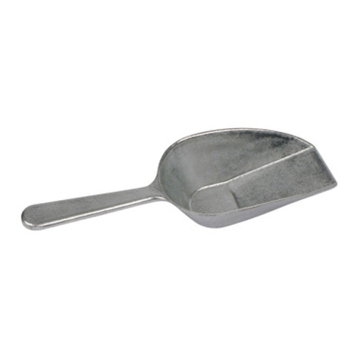 Winco ASFB-7 7 Oz. Flat Bottom Aluminum Utility Scoop