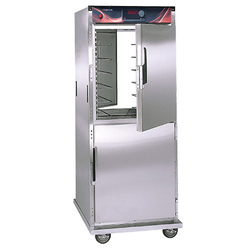 Cres Cor H137PSUA12D 28.75" W Stainless Steel Insulated Pass-Thru Mobile Heated Cabinet - 120 Volts