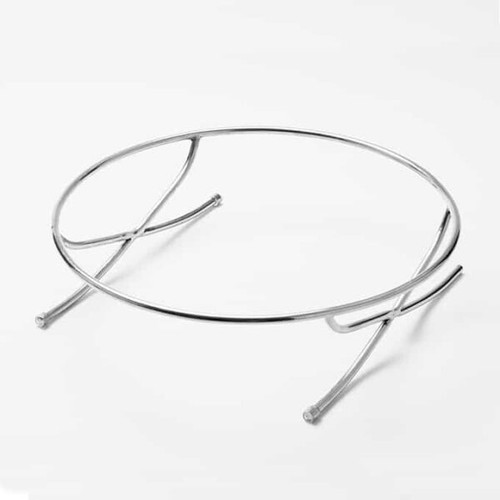 American Metalcraft GSSS20 17" Dia. x 4.25" H Round Stainless Steel Griddle Stand