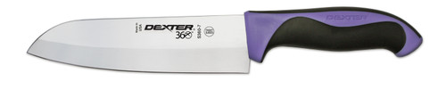 Dexter S360-7P-PCP 7" Straight Edge Santoku Knife with Polypropylene or Santoprene Handle