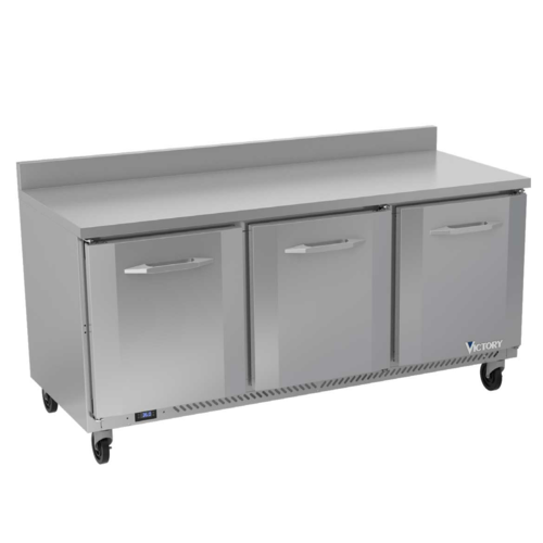 Victory VWR72HC Worktop Refrigerated Counter Three-Section 72"