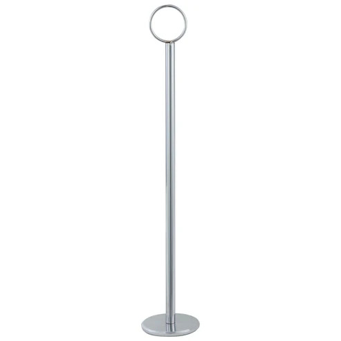 Winco TBH-12 12"H Chrome-Plated Steel Table Number Holder