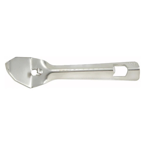 Winco CO-302 7"L Stainless Steel Can Tapper and Bottle Opener