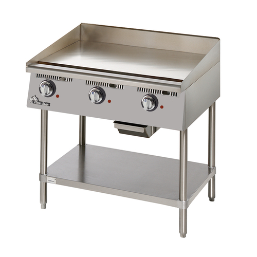 Star 736TA 36" W Stainless Steel Countertop Electric Smooth Steel Ultra-Max Heavy Duty Griddle - 208 Volts