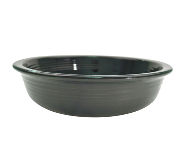 CAC China TG-B7-BLK 7.25" Dia. 20 Oz. Black Porcelain Round Tango Nappie (2 Dozen Per Case)