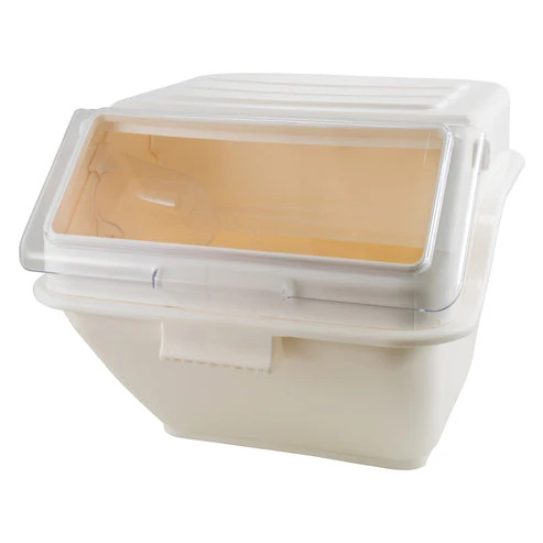 Winco IB-10S 10 Gallon Plastic Hinged Shelf Ingredient Bins