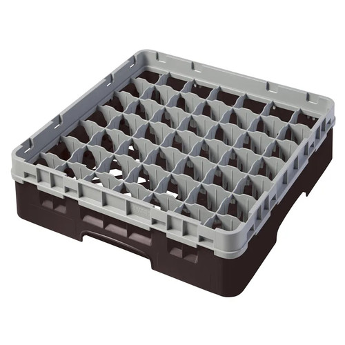 Cambro 49S318167 Camrack Glass Rack With Soft Gray Extender - 5 Cases