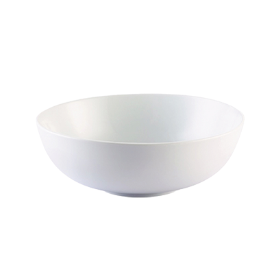CAC China MXS-10 90 Oz. Super White Porcelain Round Catering Collection Mix Salad Bowl (1 Dozen)