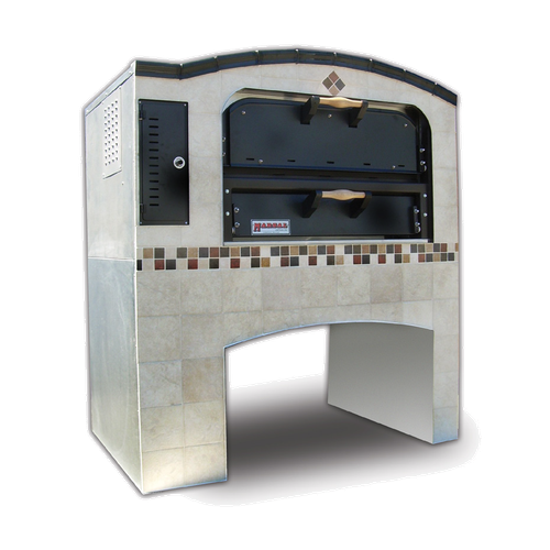 Marsal MB-236-NG Natural Gas Deck Type Slice Series Pizza Oven - 50,000 BTU