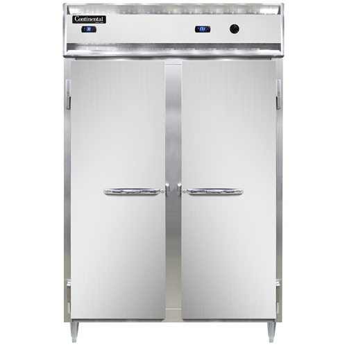 Continental Refrigerator DL2RW-SS 52" W Two-Section Reach-In Designer Line Refrigerator/Heated Cabinet