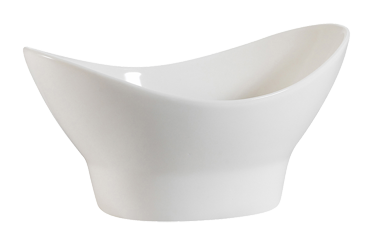 CAC China NGB-8 16 Oz. Bone White Porcelain Accessories Nugget Bowl (3 Dozen Per Case)