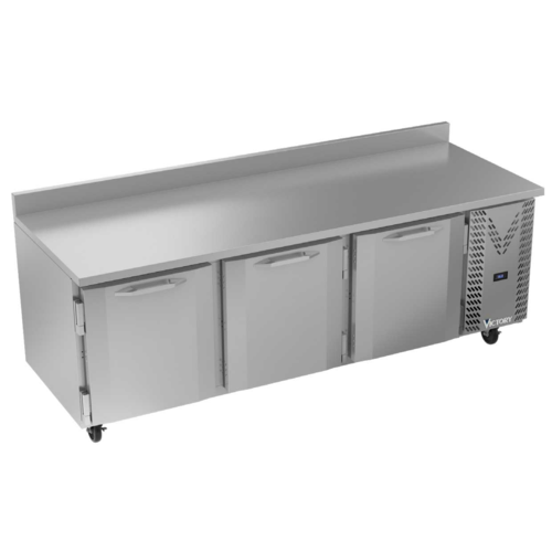 Victory VWR93HC Worktop Refrigerated Counter Three-Section 93-1/8"