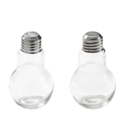 American Metalcraft SPLB7 LightBulb Salt and Pepper Shaker Set 4 Oz.
