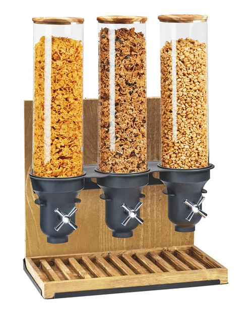 Cal-Mil 3584-3-99 Madera Cereal Dispenser (3) 4.5L Capacity Cylinders 19-1/4"