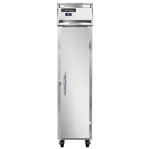 Continental Refrigerator 1RSESNSS 17.75" W One-Section Solid Door Reach-In Slim Line Refrigerator