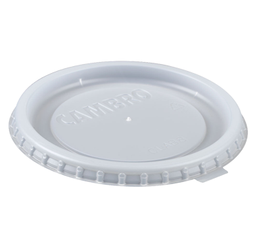 Cambro CLAB8190 Polystyrene Translucent Disposable Lid (1000 Per Case)