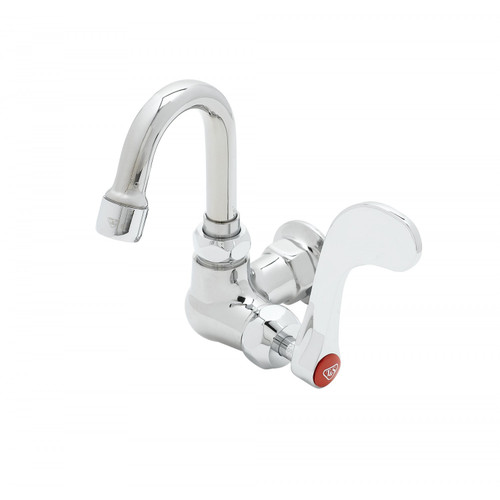 T&S Brass B-0210-131X-CR4 Sink Faucet single wall mounted 1/2" NPT female inlet