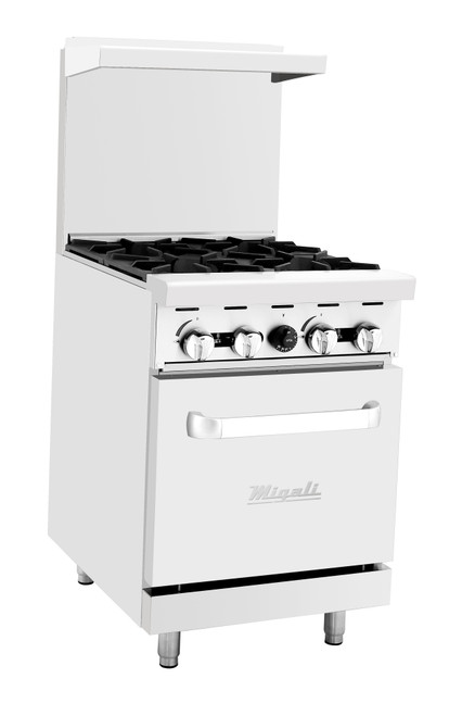 Migali C-RO4-LP 24" Liquid Propane Range - 116,000 BTU