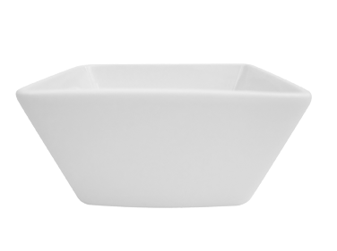 CAC China KSE-DB7 32 Oz. Super White Porcelain KingSquare Bowl (2 Dozen Per Case)
