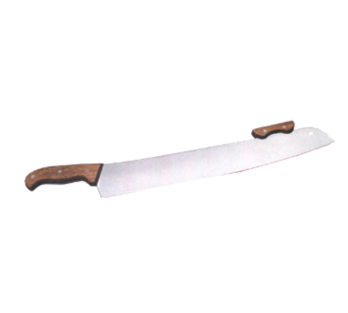 American Metalcraft PWK19 18" Stainless Steel Pizza Knife Wood Handle