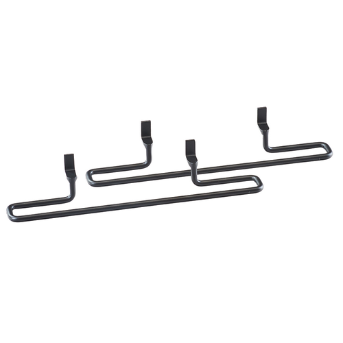 Cal-Mil 3723-13 13"W x 2-1/4"D Black Metal Bracket