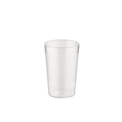 CAC China BVPT-08CL 8 Oz. Clear SAN Plastic Tumbler (6 Dozen Per Case)