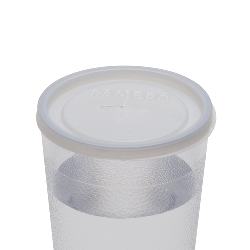 Cambro CLJ6190 Translucent Disposable CamLid (1000 Per Case)