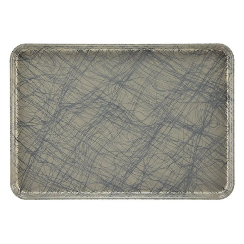 Cambro 1826277 17.88" Gray Rectangle Camtray - 6/Case