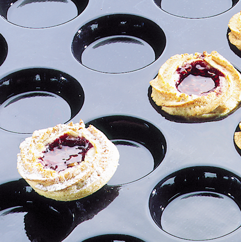 Matfer Bourgeat 336033 Flexipan Medallions Mold 96 Per Sheet 1/6 Oz. Cap. 1/3" Dia. x 1-1/8"H Food Grade Silicone
