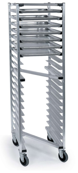 Lakeside 8521 20.5" W Aluminum Full Height Open Sides Nesting Sheet Pan and Tray Rack