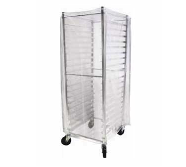 John Boos ABPR-1820-PC 28.5" W x 62.5" H x 24" D Clear Plastic Bun Pan Rack Cover