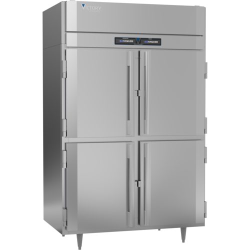 Victory RFS-2D-S1-HD-HC 52.13" W Two-Section Four Door Reach-In UltraSpec Series Refrigerator/Freezer Featuring Secure-Temp Technology