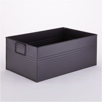 American Metalcraft BEV820 Black Galvanized Beverage Tub 20.5" x 12.5" x 8" H