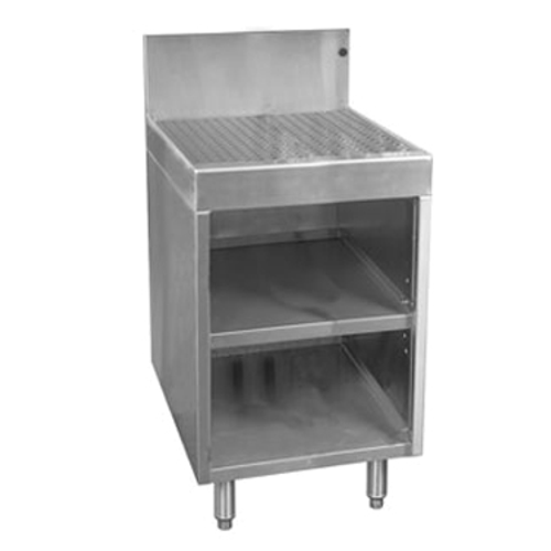 Glastender DBGR-24 Stainless Steel Underbar Glass Rack Storage Unit - 24"W x 24"D