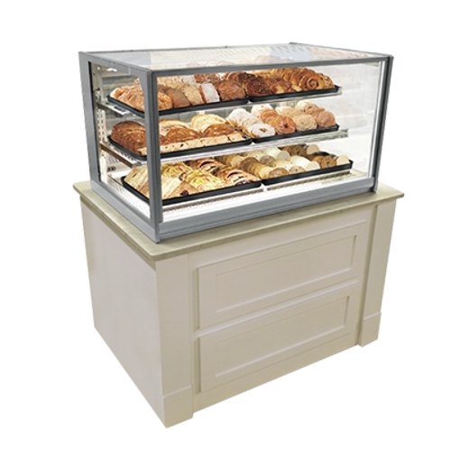 Federal Industries ITD6026 60" W Italian Glass Non-Refrigerated Display Case