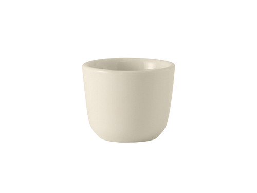 Tuxton TRE-045 3" 4-1/2 Oz. Ceramic American White/Eggshell Chinese Tea Cup (3 Dozen Per Case)